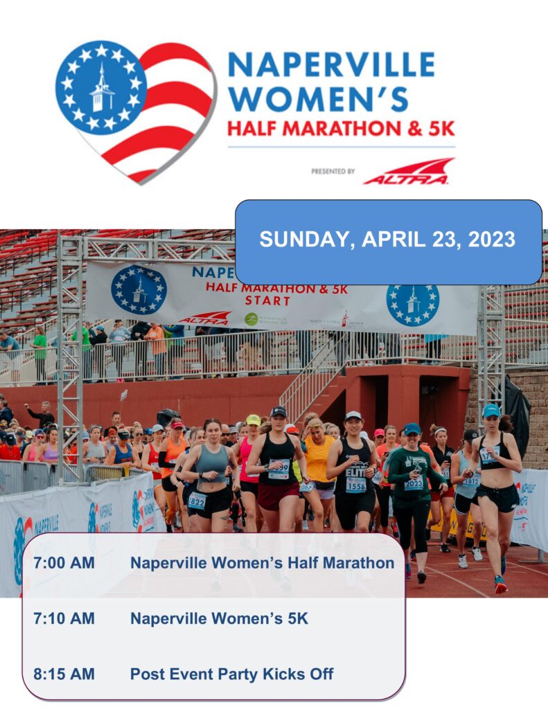 Athlete Guide Naperville Women's Half Marathon & 5K